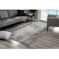 thumbnail image 1 of 2â€™ x 20â€™ Gray Abstract Pattern Runner Rug, 1 of 5