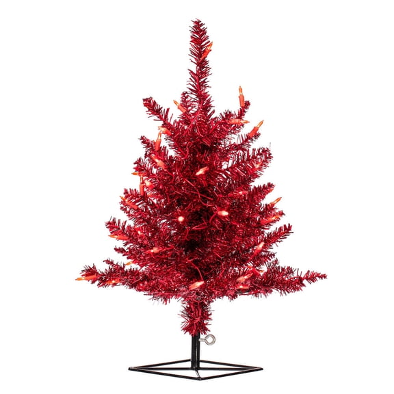2 x 20" Tinsel Red Fir DuraLit 50Red