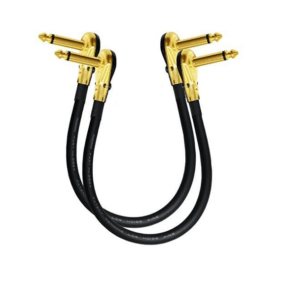 2 x 24 inch -Mogami 2524- Pedal,Effects, Patch, instrument cable Gold connectors