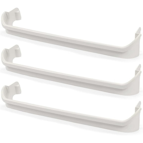 2 x 240534901 & 1 x 240534701 (Middle) Refrigerator Door Shelf Rack Bar Compatible with Frigidaire Kenmore Refrigerator Door Shelf Retainer Bar Replace for AP3214631 PS734936 948952 AP3214630