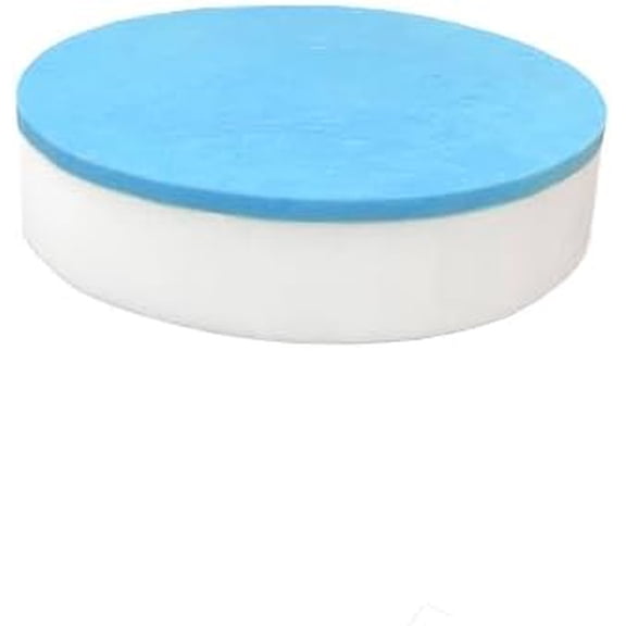 2" x 28" Diameter Round Gel Memory Foam Cushion Insert, Medium Firm Feel, Bar Stool Seat Cushion, Seat Cushion, Pouf Insert,  Round Cushion Replacement, Made in USA$$Art & Craft