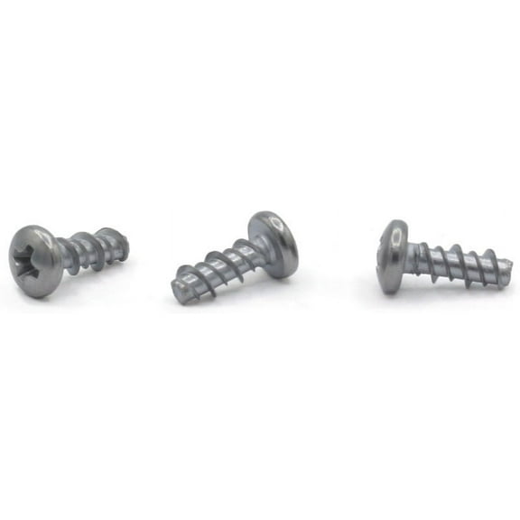 #2 x 3/16" High Low Style Thread Forming Screws / Phillips / Pan Head / 18-8 Stainless Steel - 10000 Piece Carton