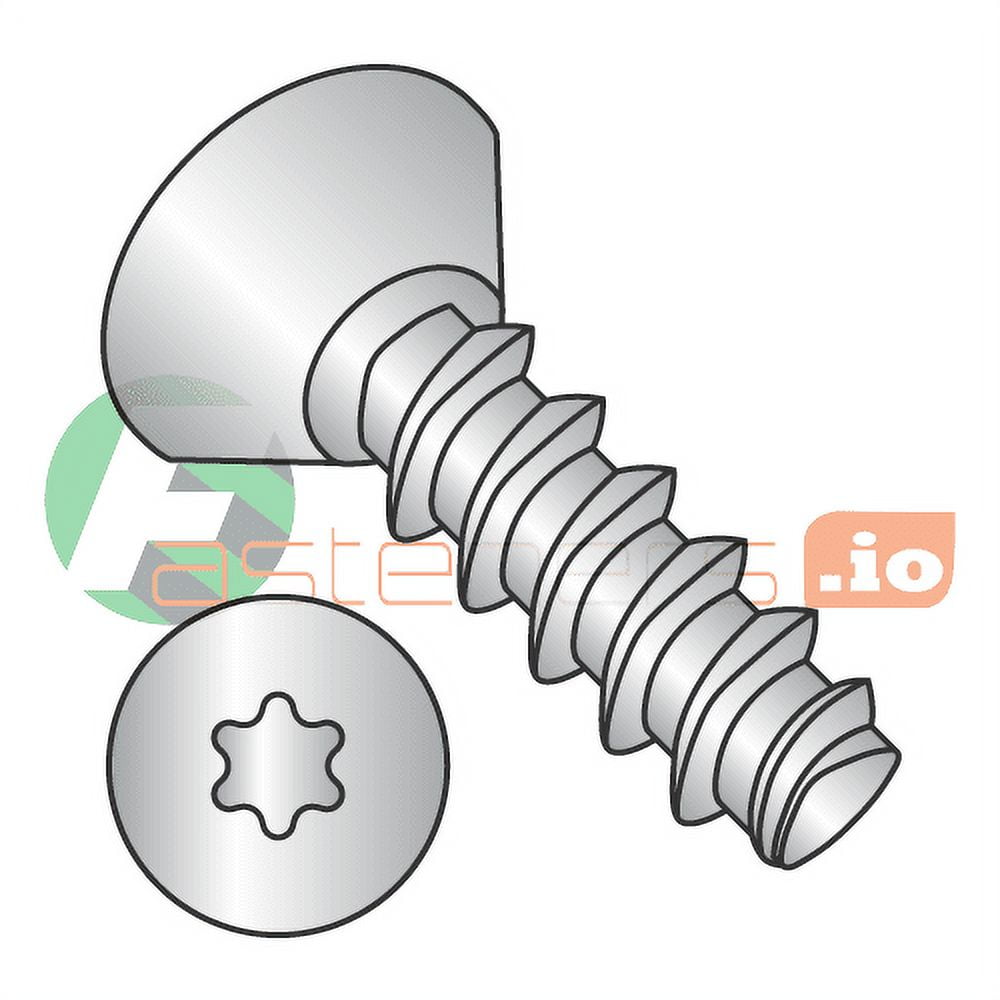 2 x 3/16" Thread Forming Screws 482 Trilobe / SixLobe (Torx) / Flat