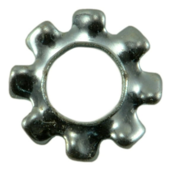 #2 x 3/32" x 3/16" Zinc Grade 2 External Tooth Lock Washers LWS-162 (100 pcs)
