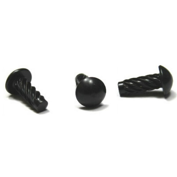 #2 x 3/8" U Drive Self-Tapping Screws / Round Head / Steel / Black Oxide - 10000 Piece Carton