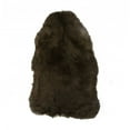 thumbnail image 1 of 2' x 3' Brown  Natural Sheepskin Single Short Haired Area Rug, 1 of 2