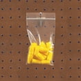 thumbnail image 1 of 2 x 3" Clear Reclosable Poly Bag w/ Hang Hole 4 Mil Zip Plastic Baggies 1000/Pk, 1 of 1