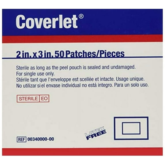 2" x 3" Fabric Adhesive Bandages, 50 Each