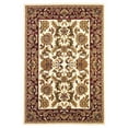 thumbnail image 1 of 2' x 3' Polypropylene Ivory or Red Accent Rug, 1 of 5