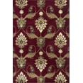 thumbnail image 1 of 2' x 3' Polypropylene Red Accent Rug, 1 of 4