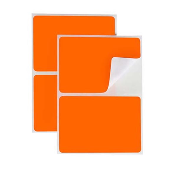 2" x 3" Removable Color-Code Rectangular Labels: 150/Pack