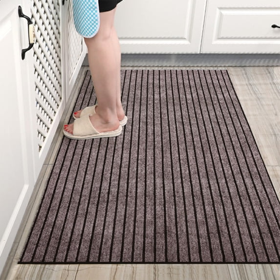 2' x 3' Striped Polyester Area Rug for Living Room, Bedroom, Balcony - 1 Piece