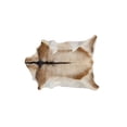 thumbnail image 1 of 2" x 3" Tan And White Calfskin Area Rug, 1 of 2