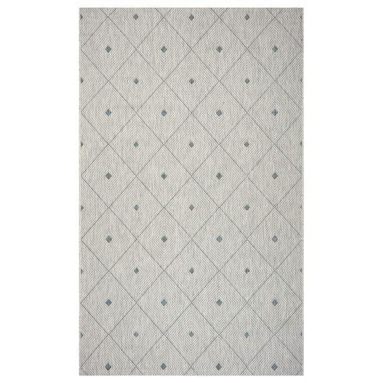 2 x 3 ft. Blue Diamonds Indoor & Outdoor Scatter Area Rug