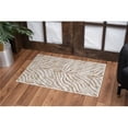 thumbnail image 1 of 2 x 3 ft. Concepts Abstract Machine Made Rectangle Rug, Gold, 1 of 1