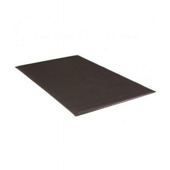2 x 3 ft. Diamond Foot Mat, Solid Color & Black