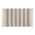 thumbnail image 1 of 2 x 3 ft. Hand-Loomed Rug, Gray Ticking Stripe, 1 of 1