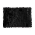 thumbnail image 1 of 2 x 3 ft. Hudson Faux Fur Rectangular Rug - Black, 1 of 1