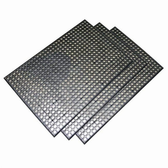2 x 3 ft. Industrial Rubber Floor Mat, Set of 3