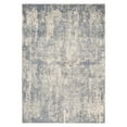 thumbnail image 1 of 2 x 3 ft. Light Gray Abstract Power Loom Rectangle Area Rug, 1 of 1