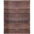 thumbnail image 1 of 2 x 3 ft. Red Brown & Blue Floral Power Loom Rectangle Area Rug - Red Brown and Blue - 2 x 3 ft., 1 of 1