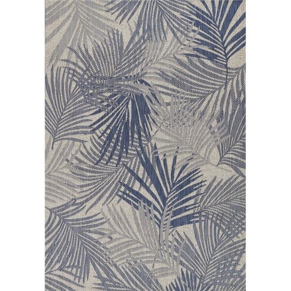 2 x 3 ft. Riviera Machine Made Transitional Rectangle Area Rug - Blue