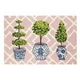 thumbnail image 1 of 2 x 3 ft. Topiary Collection Hook Rug, 1 of 1