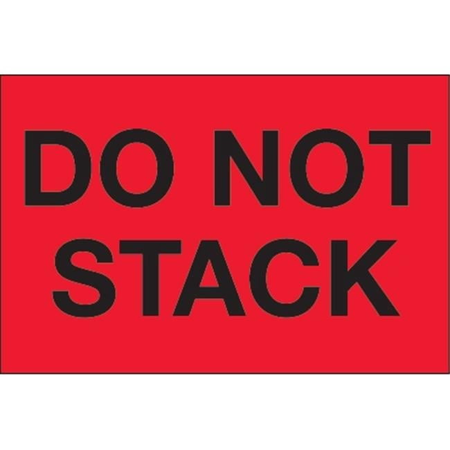 Labelmaster Pall120 Do Not Stack Label (pack Of 100 1 Labelmaster Do ...