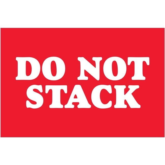 2 x 3 in. Do Not Stack Labels