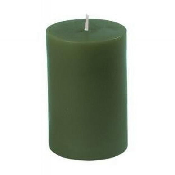 2 x 3 in. Hunter Green Pillar Candle,
