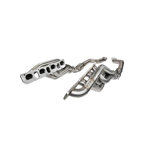 2 x 3 in. Longtube Stainless Steel Headers with Green Catted Connection Pipes