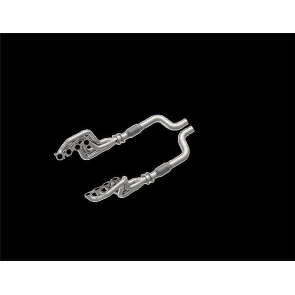 2 x 3 in. Stainless Steel Headers with Green Catted Connection Pipe for 2020-Up Mustang GT500 5.2L