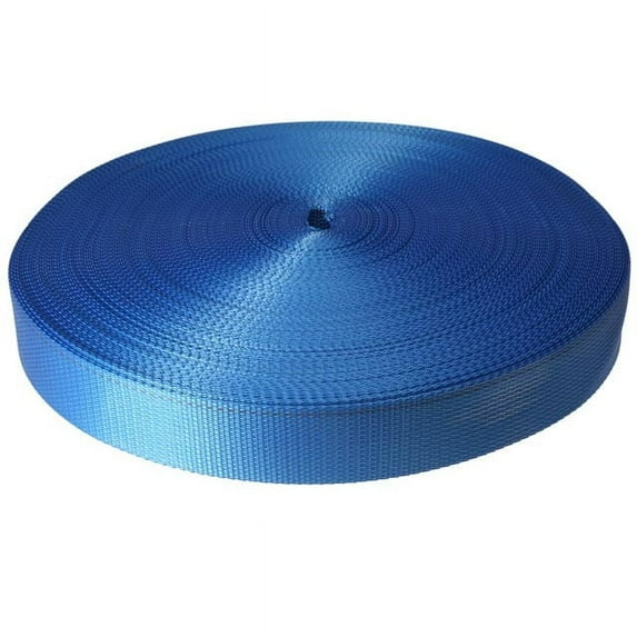 2" x 300' 6K Polyester Cargo Webbing - Blue