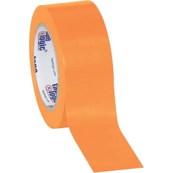 2" x 36 yds. Orange Tape Logic® Solid Vinyl Safety Tape 6 Mil 24 Rls/Case