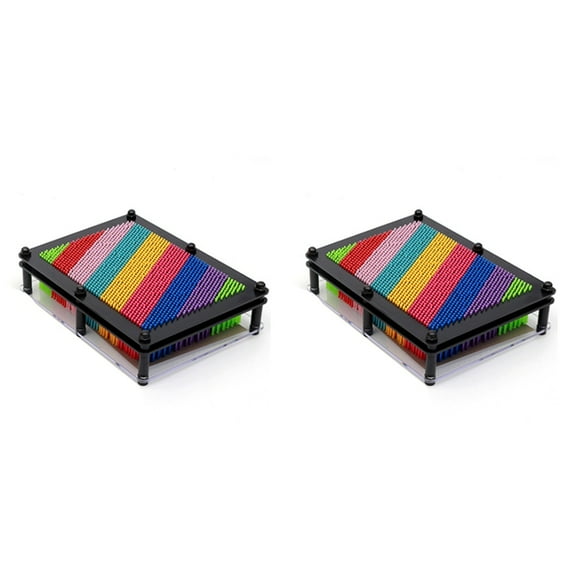 2 x 3D Clone Shape Pin Art Shoumo-Multicolor - Walmart.com