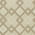 thumbnail image 1 of 2' x 4' Ivory Diamond Wool Area Rug, 1 of 3
