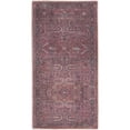 thumbnail image 1 of 2 x 4 ft. Brick Oriental Power Loom Distressed Washable Rectangle Area Rug - Pink and Blue, 1 of 1