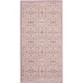 thumbnail image 1 of 2 x 4 ft. Floral Power Loom Rectangle Area Rug - Pink, 1 of 1