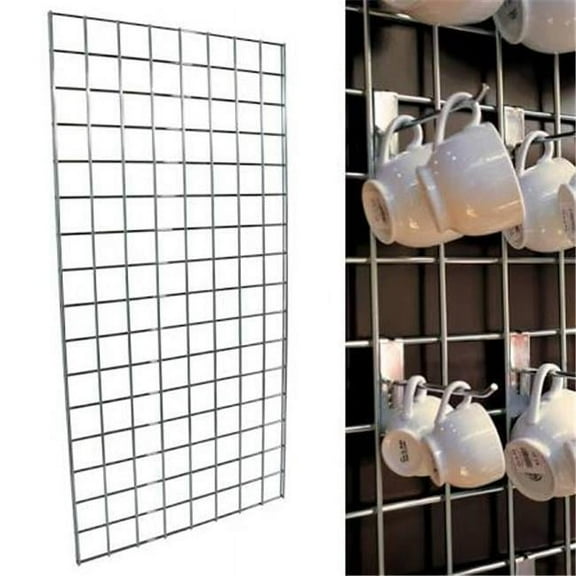 2 x 4 ft. Grid Wall - Chrome