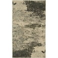 thumbnail image 1 of 2 x 4 ft. Ivory & Gray Abstract Power Loom Non Skid Rectangle Area Rug, 1 of 1