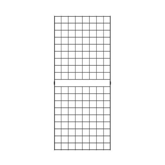 2' x 5' Black Portable Grid Panel (Pack of 3)