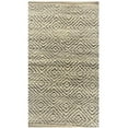 thumbnail image 1 of 2â€™ x 5â€™ Gray and White Diamonds Area Rug, 1 of 9