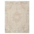 thumbnail image 1 of 2 x 5 ft. Beige Medallion Washable Non Skid Rectangle Area Rug, 1 of 1