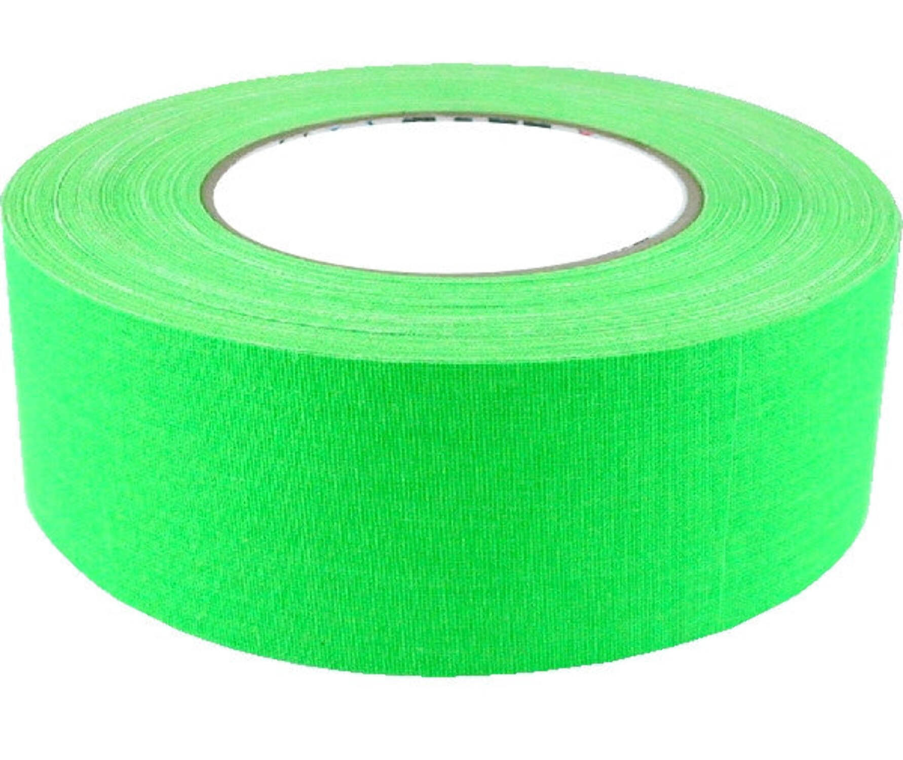 2" x 50 YARDS FULL ROLL GAFFERS TAPE - FLORESCENT GREEN