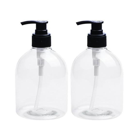 2 x 500ML PET Dispensers for Liquid Products Refillable and Sturdy