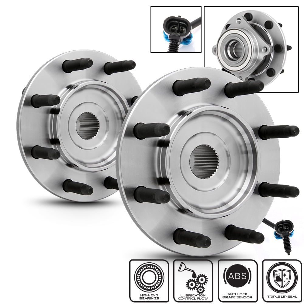 2 x 515086 FRONT Wheel Hub ABS Bearings For Avalanche Silverado