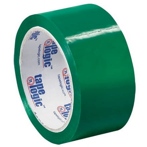 2" x 55 yds. Green (6 Pack) Tape Logic® Carton Sealing Tape - 6 Per Case