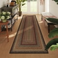thumbnail image 1 of 2' x 6' Braided Jute Hallway Runner Rug，Non Slip Ultra Thin Washable Low-Pile Carpet for Laundry Room, Farmhouse Modern Mat Runner for Bedroom, Entryway, Hallway, 1 of 10