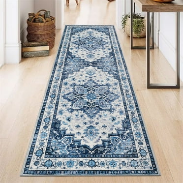 2' x 6' Boho Runner Rug Non Slip Washable Soft Carpet Area Rug for Entryway Hallway Kitchen Bedroom