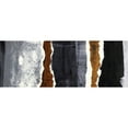 thumbnail image 1 of 2' x 6' Gray and Brown Abstract Southwest Washable Runner Rug, 1 of 5